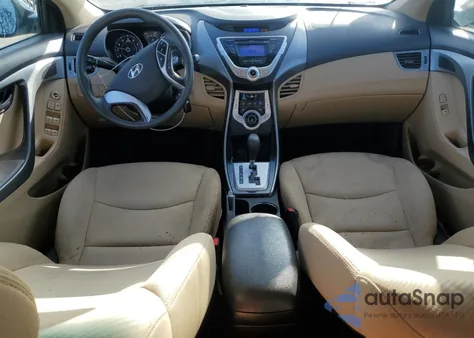 2012 Hyundai Elantra Gls z USA, uszkodzony, nr VIN 5NPDH4AE0CH069368